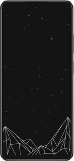 TPU чехол Черно белые абстрактные горы для Oppo A3 4G - 6437b-3846 изображение 