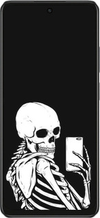 TPU чехол Скелет робить Selfie для Oppo A3 4G - 6535b-3846 изображение 