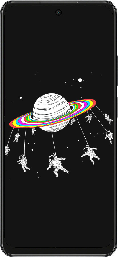 TPU чехол Лунная карусель для Oppo A3 4G - 4136b-3846 изображение 