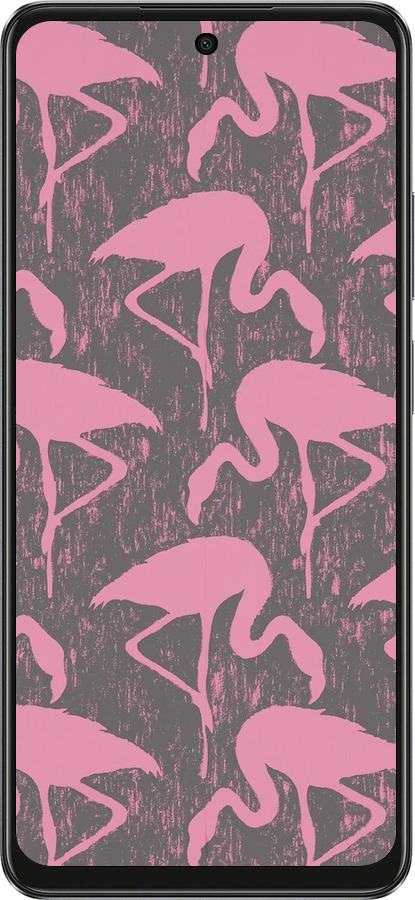 TPU чехол Vintage-Flamingos для Oppo A3X 4G/5G - 4171b-3815 изображение 
