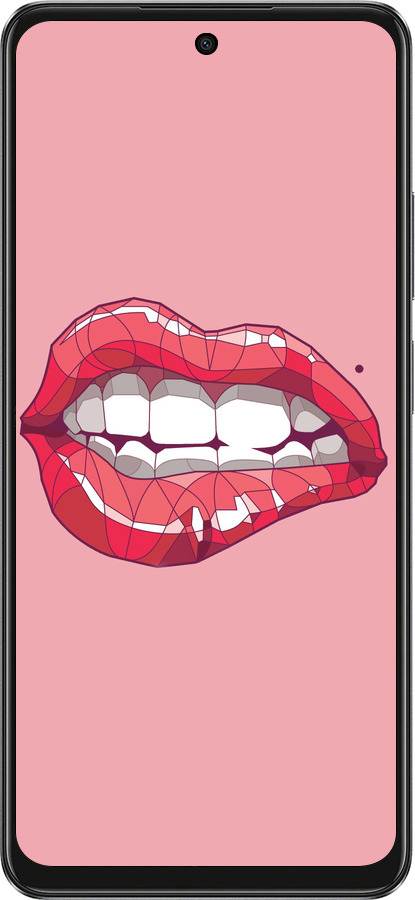 TPU чехол Sexy lips для Oppo A3X 4G/5G - 4174b-3815 изображение 