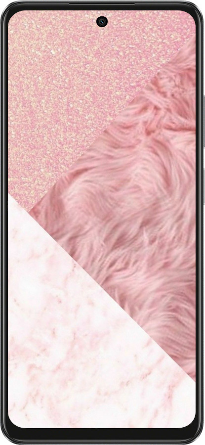 TPU чехол Рожеві текстури для Oppo A3X 4G/5G - 4343b-3815 изображение 
