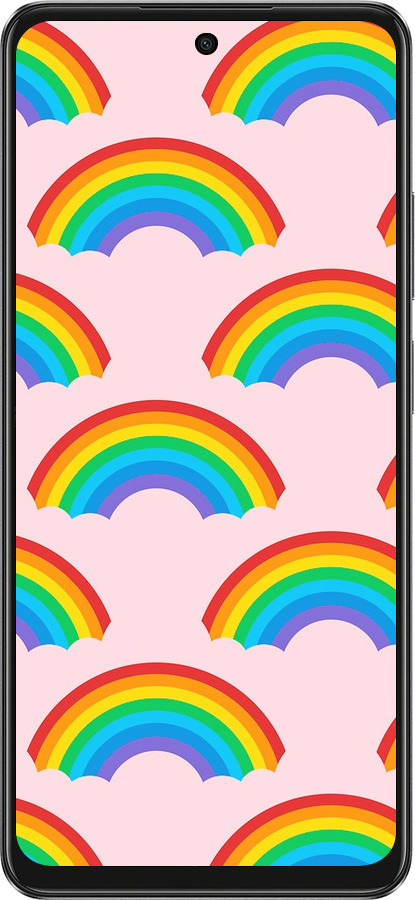 TPU чехол Rainbows для Oppo A3X 4G/5G - 4478b-3815 изображение 