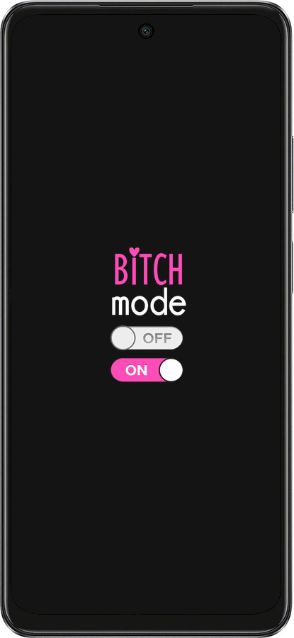 TPU чехол Bitch mode для Oppo A3 4G - 4548b-3846 изображение 