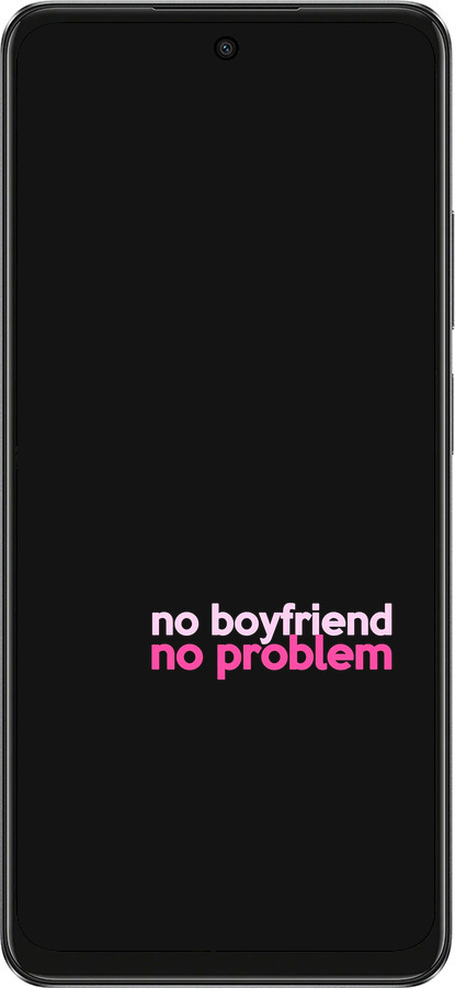 TPU чехол no boyfriend no problem для Oppo A3X 4G/5G - 4549b-3815 изображение 