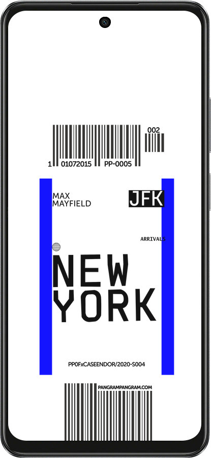 TPU чехол New York для Oppo A3X 4G/5G - 4861b-3815 изображение 