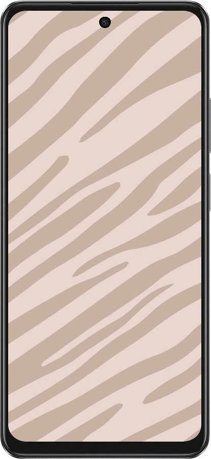 TPU чехол Зебра беж для Oppo A3X 4G/5G - 4875b-3815 изображение 