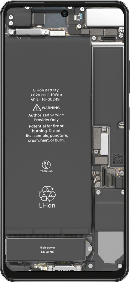 TPU чехол Деталі смартфона для Oppo A3X 4G/5G - 5487b-3815 изображение 