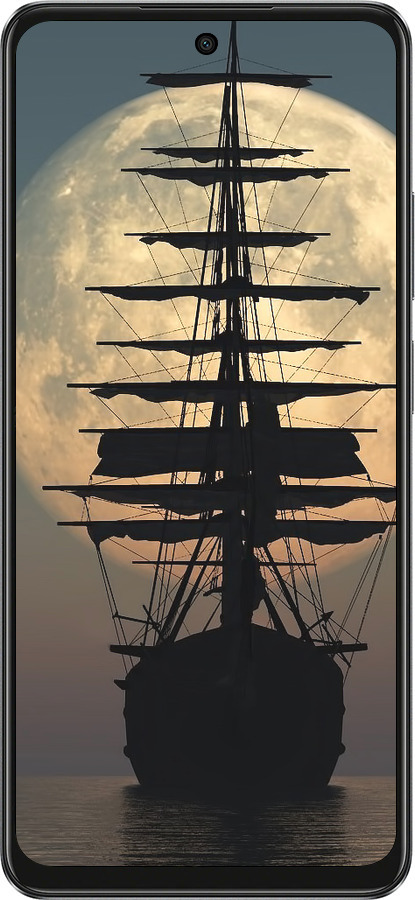 TPU чехол Корабль для Oppo A3X 4G/5G - 5998b-3815 изображение 