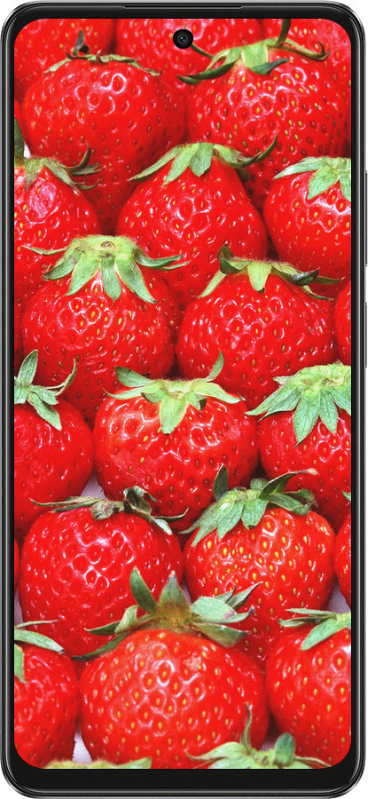 TPU чехол Клубника для Oppo A3X 4G/5G - 6020b-3815 изображение 
