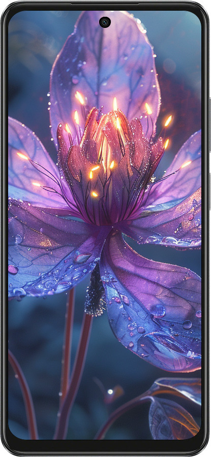 TPU чехол Магічна квітка для Oppo A3 4G - 6038b-3846 изображение 