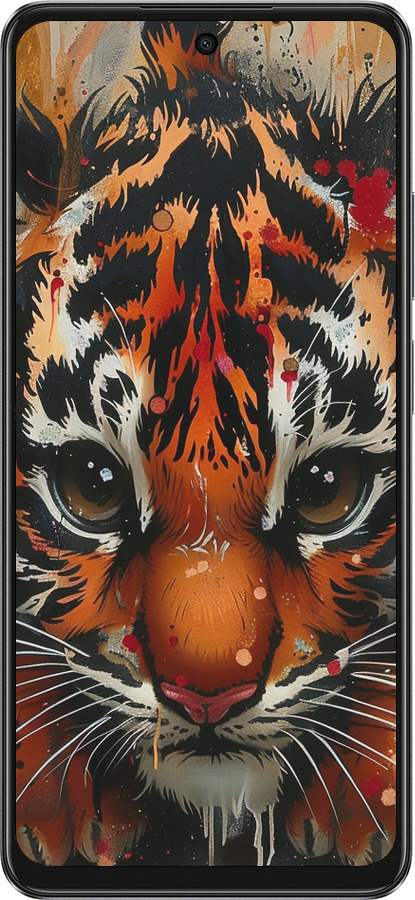 TPU чехол Mini tiger для Oppo A3X 4G/5G - 6052b-3815 изображение 