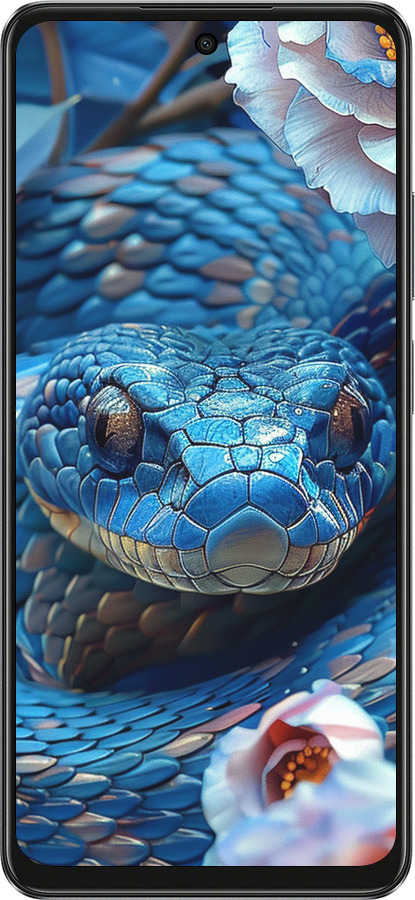 TPU чехол Blue Snake для Oppo A3 4G - 6079b-3846 изображение 