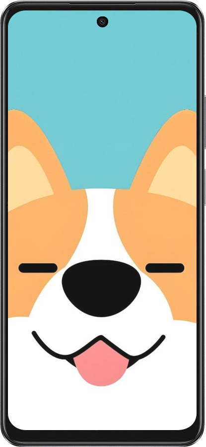 TPU чехол Корги для Oppo A3X 4G/5G - 6280b-3815 изображение 