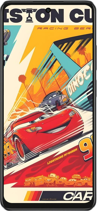 TPU чехол Тачки для Oppo A3X 4G/5G - 6288b-3815 изображение 