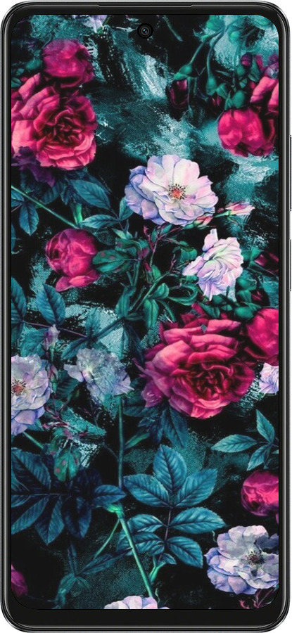 TPU чехол Сад та троянди для Oppo A3X 4G/5G - 6483b-3815 изображение 