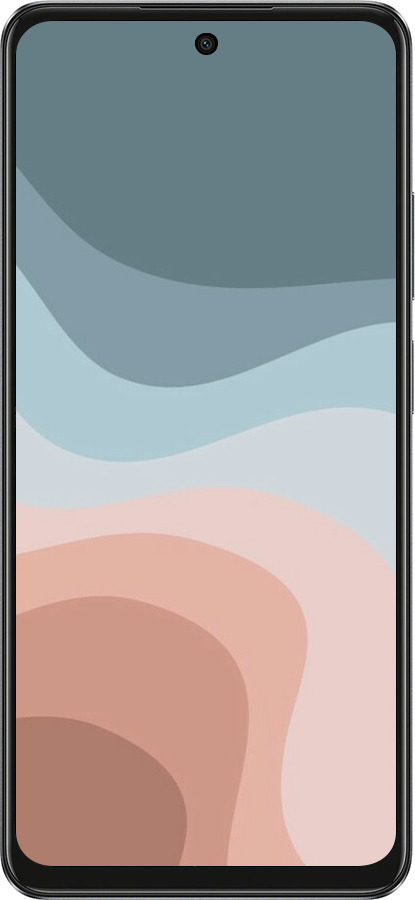 TPU чехол З синіми та рожевими хвилями в стилі ретро для Oppo A3X 4G/5G - 6532b-3815 изображение 