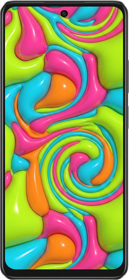 TPU чехол Y2K Jelly Dream для Oppo A3 4G - 6780b-3846 изображение 