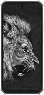 Силикон с усиленными углами чехол Лев для Oppo A3X 4G/5G - 1080sp-3815 изображение 