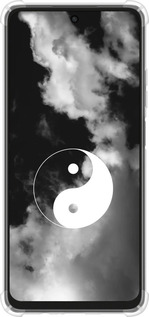 Силикон с усиленными углами чехол Инь и Янь для Oppo A3X 4G/5G - 4389sp-3815 изображение 