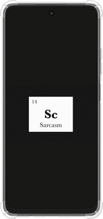 Силикон с усиленными углами чехол Сарказм для Oppo A3X 4G/5G - 4501sp-3815 изображение 