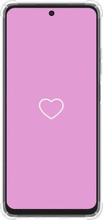 Силикон с усиленными углами чехол Сердце 2 для Oppo A3X 4G/5G - 4863sp-3815 изображение 