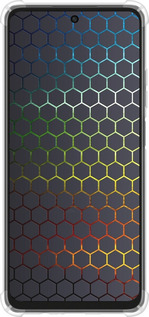 Силикон с усиленными углами чехол Переливающиеся соты для Oppo A3X 4G/5G - 498sp-3815 изображение 
