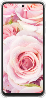 Силикон с усиленными углами чехол Розы для Oppo A3X 4G/5G - 525sp-3815 изображение 