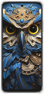 Силикон с усиленными углами чехол Сова v2 для Oppo A3X 4G/5G - 5649sp-3815 изображение 