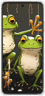 Силикон с усиленными углами чехол Жабки 2 для Oppo A3 4G - 5657sp-3846 изображение 