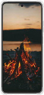 Силикон с усиленными углами чехол Огонь для Oppo A3X 4G/5G - 6021sp-3815 изображение 