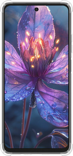 Силикон с усиленными углами чехол Магический цветок для Oppo A3X 4G/5G - 6038sp-3815 изображение 