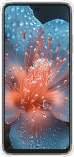 Силикон с усиленными углами чехол Роса на цветке для Oppo A3X 4G/5G - 6039sp-3815 изображение 