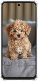 Силикон с усиленными углами чехол Mini-maltipoo для Oppo A3X 4G/5G - 6158sp-3815 изображение 