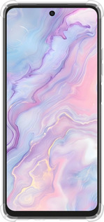 Силикон с усиленными углами чехол Нежный мрамор для Oppo A3X 4G/5G - 6310sp-3815 изображение 
