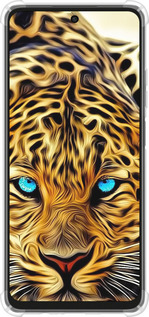 Силикон с усиленными углами чехол Леопард для Oppo A3X 4G/5G - 6611sp-3815 изображение 