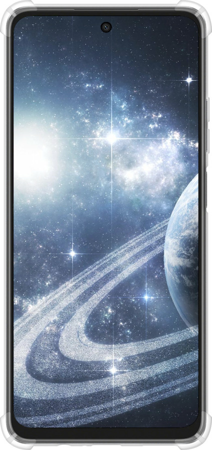 Силикон с усиленными углами чехол Кольца Сатурна для Oppo A3X 4G/5G - 173sp-3815 изображение 
