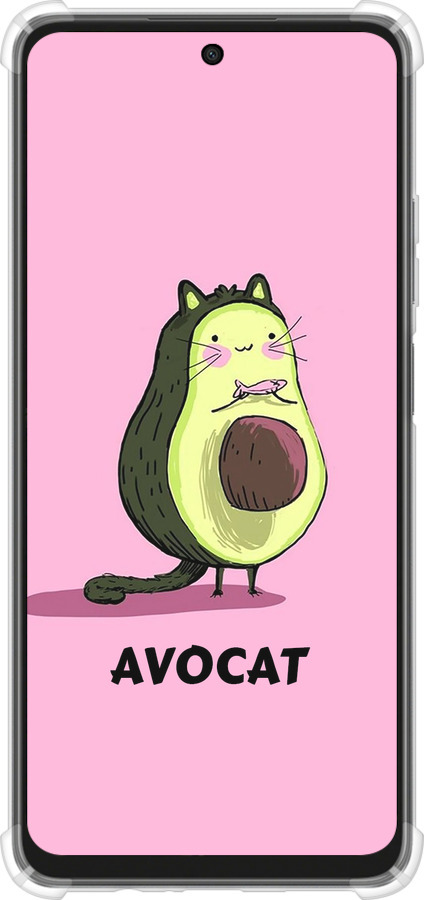 Силикон с усиленными углами чехол Avocat для Oppo A3X 4G/5G - 4270sp-3815 изображение 