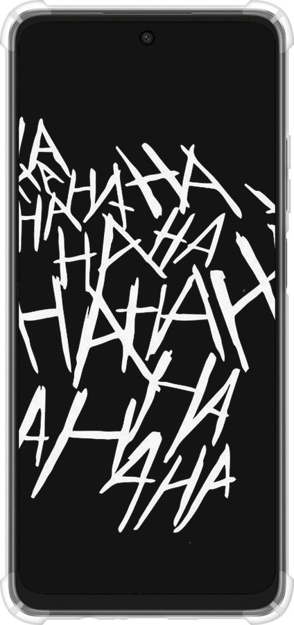 Силикон с усиленными углами чехол joker hahaha для Oppo A3X 4G/5G - 4509sp-3815 изображение 