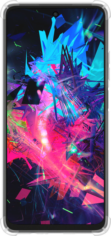 Силикон с усиленными углами чехол Абстрактный чехол для Oppo A3X 4G/5G - 4681sp-3815 изображение 