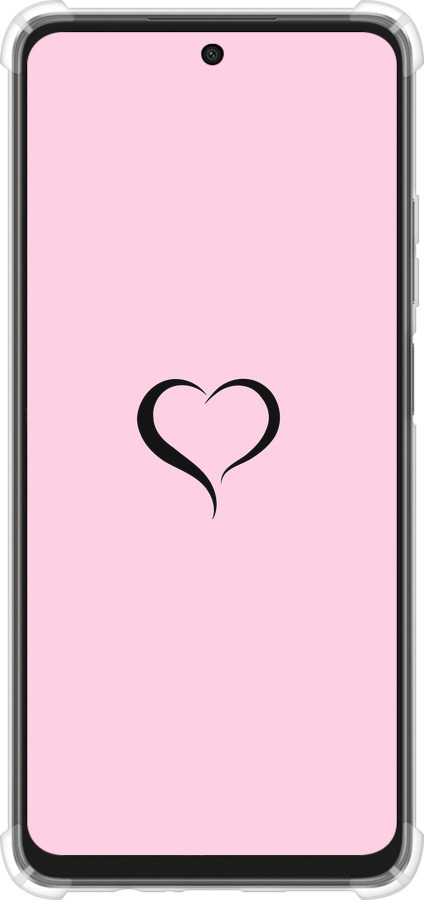 Силикон с усиленными углами чехол Сердце 1 для Oppo A3X 4G/5G - 4730sp-3815 изображение 