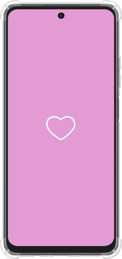 Силикон с усиленными углами чехол Сердце 2 для Oppo A3X 4G/5G - 4863sp-3815 изображение 