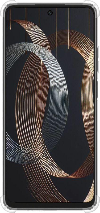 Силикон с усиленными углами чехол Симфония для Oppo A3X 4G/5G - 5835sp-3815 изображение 