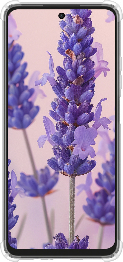 Силикон с усиленными углами чехол Лаванда для Oppo A3X 4G/5G - 6037sp-3815 изображение 