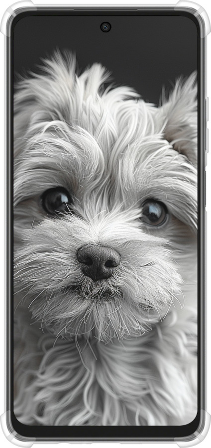 Силикон с усиленными углами чехол Мальтипу на чорном фоне для Oppo A3X 4G/5G - 6156sp-3815 изображение 