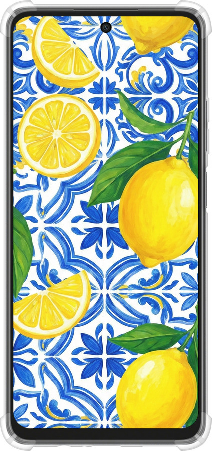 Силикон с усиленными углами чехол Grocery Girl Italian Summer для Oppo A3X 4G/5G - 6766sp-3815 изображение 
