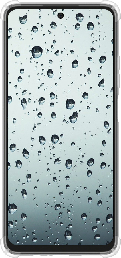 Силикон с усиленными углами чехол Стекло в каплях для Oppo A3X 4G/5G - 848sp-3815 изображение 