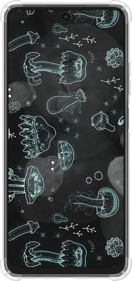 Силикон с усиленными углами чехол Медузы для Oppo A3X 4G/5G - 906sp-3815 изображение 