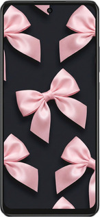 Силиконовый чехол Coquette Ribbons Dark Coquette для Oppo A3 4G - 6767u-3846 изображение 