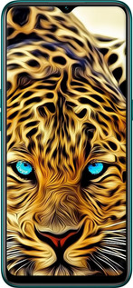 2D пластиковый чехол Леопард для Oppo A31 - 6611t-1074 изображение 